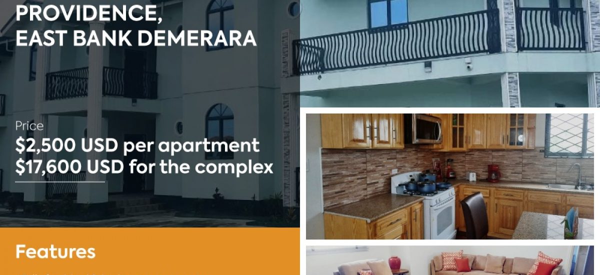 Apartment for rent in East Bank Demerara