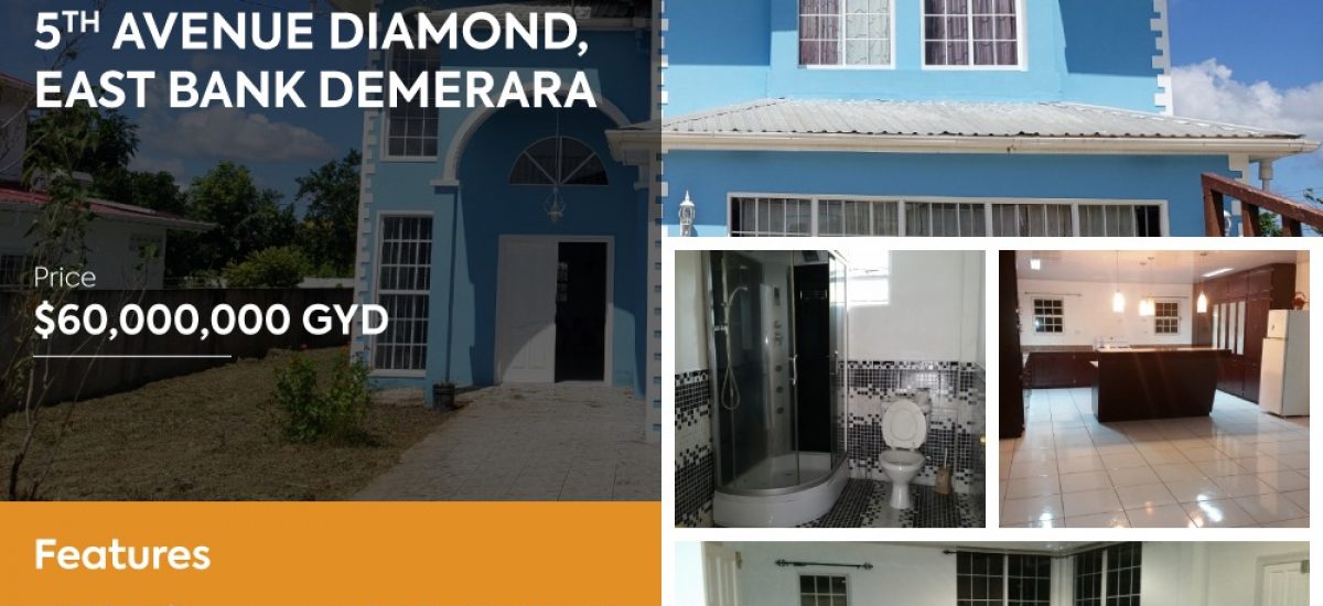 House for sale in Diamond, East Bank Demerara, Guyana