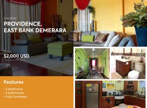 House for Rent in East Bank Demerara